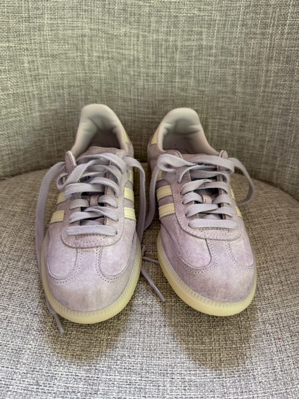 Adidas Samba Suede Lavender Purple Sneakers – Size 6
